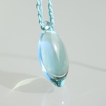 Aquamarine & Moonstone Oval：波動玉®（ハート・スロートチャクラ ）【現品一点物・超レアガラス使用】4