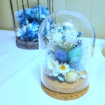  refreshing blue　medium　紫陽花　フラワーボトル　アンティーク　ボタニカル