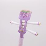 かんざし 「三味線」紫苑色７ソリッド（麻の葉）