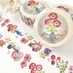アネモネ マスキングテープ（Washi tape） 
