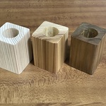 【　木製ハンコ立て　】