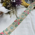 インド刺繍リボン　チュール