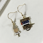 おでん🍢　屋台アシンメトリー ピアス