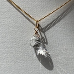ネックレスチャーム／天然水晶クリスタルクォーツ