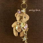 saly☆イヤホンジャック☆ぬいぐるみクマさん