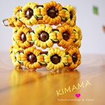 ＜KIMAMAイベント＞　限定5個・花輪の首輪（首回り30㎝ぐらいまで）