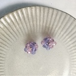 紫陽花☆スワロビーズ☆ピアスキャッチ