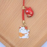 【mie522may様専用/New】まねき猫とミニ鯛鈴のストラップ