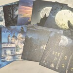 [黒いたぬき]デザインペーパー 15×15サイズ
