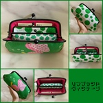 レトロ♦︎ペリカン　緑　がま口財布　長財布