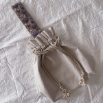 再販）刺繍リボンワンハンドル巾着