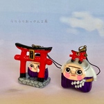 【受注生産】神社おっさんストラップ　＊一個の価格です