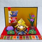 ちりめん細工　五月人形　端午の節句　子供の日　鯉のぼり　つまみ細工