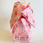 小型犬☆猫用浴衣紫陽花柄(桃色)Lサイズ