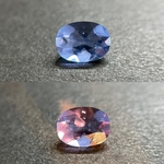 279.カラーチェンジフローライト 6.1×8.1 1.26ct
