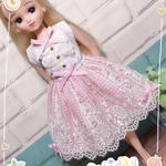 リカちゃん服ハンドメイド　〜スイートフラワー・ピンク〜