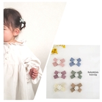 【人気No.3】フラワークロスの ベビーヘアクリップ