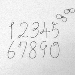 ＊数字のワイヤーレタリング＊セット