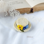 カンカン帽子のブローチ⑥