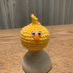 変な形の編みポックルHiyoko Yellow