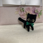 小さな黒猫ちゃん　モールアート　モールベア 
