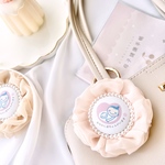 両面マタニティマーク　全7色！両面パール付きシフォンロゼット♡   マタニティキーホルダー　プレママ　妊婦　マタニティロゼット