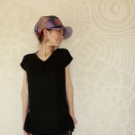 <SummerSale/20%off>ラベンダー・パープルのキャスケット