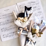 music mini bouquet ♡ ミュージックミニブーケ　卒業式・ピアノ発表会・卒部式・バレエ発表会