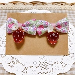 いちごヘアゴムキッズ