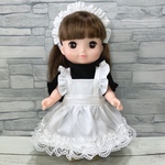 【ハンドメイド】メルちゃんソランちゃんレミンちゃん服　エプロンとワンピースセット1