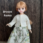 リカちゃん服　オフホワイト　ジャケット