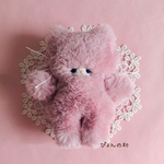 ラズベリーちゃん♡ブルーの瞳。手のひらサイズのぬいぐるみ♡②