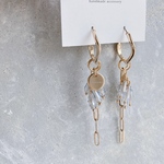 glass beads tassel pierce