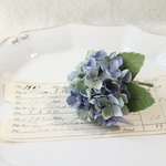 布花  紫陽花ブローチ　744 再販不可