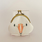 sale!《オカメインコ　白》のがまぐち小