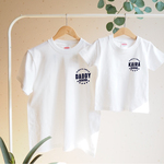 ＜大人サイズ対応＞アメカジロゴ Tシャツ・ロンパース