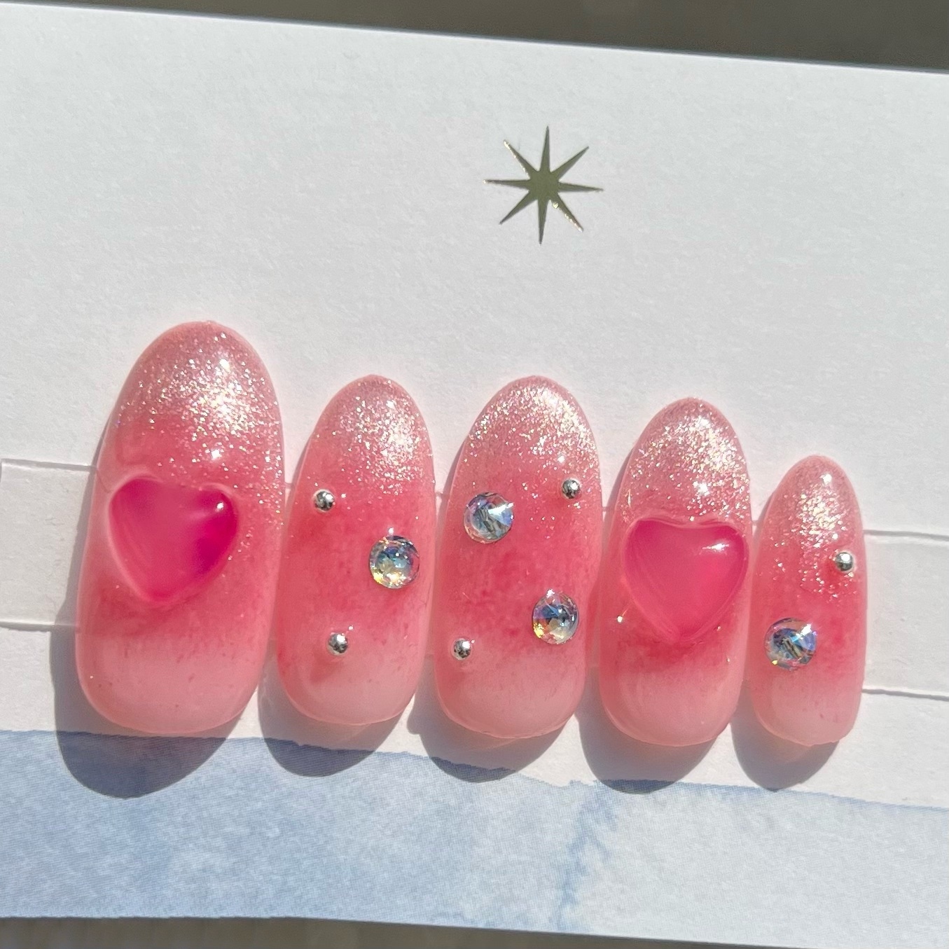マグネットフレンチ💅 ネイルチップ - pipipi-nail | minne byGMO