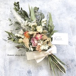 𓍯定形外送料込み𓍯バラとテールリードのドライフラワースワッグ　母の日