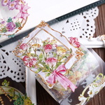 美しいお花　花束　鏡　フレーム❀♡マスキングテープ PET