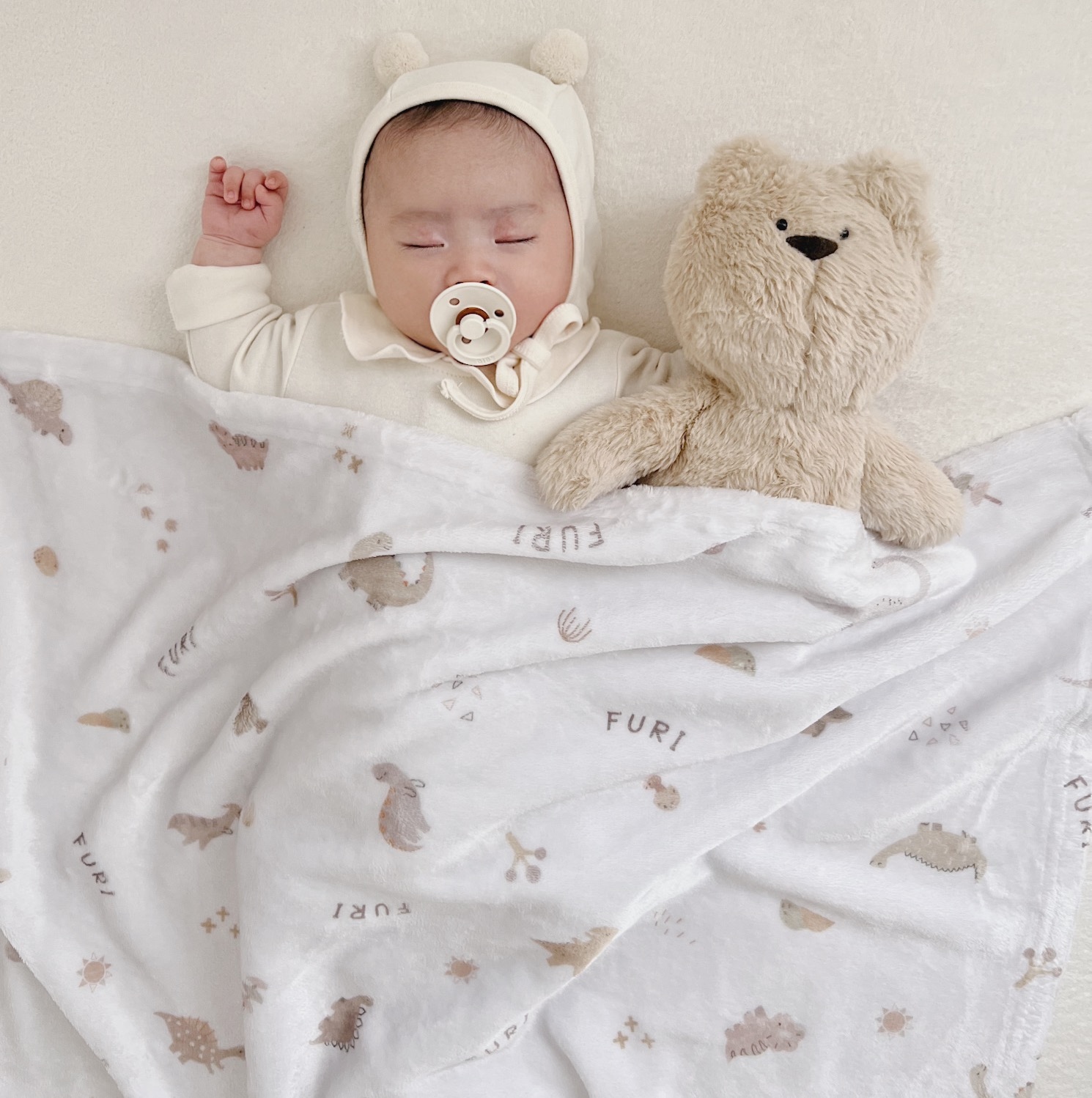 Blanket / little zoo | ブランケット | 名入れ | 出産祝い