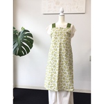 ありがとうの感謝を込めて…♡ ＊送料無料＊母の日プレゼントにエプロンを。ハンドメイドエプロン 手作り 肩が凝らないバッククロス ボーノレモン