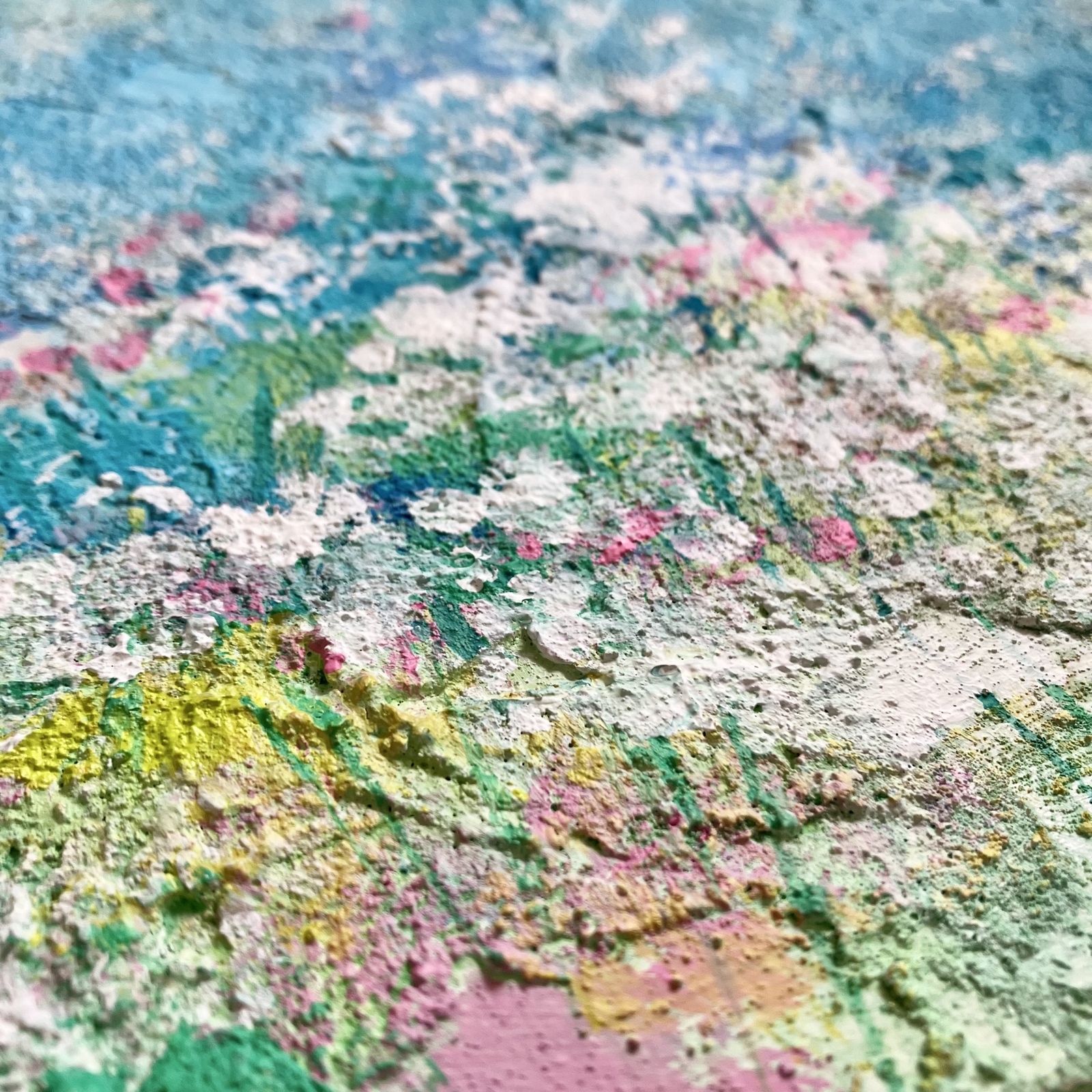 bloom＊31.8×41㎝ 絵画 原画 アクリル画 テクスチャーアート