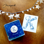 「K」Initial イニシャルシリーズ　スタンプ　はんこ　ハンコ