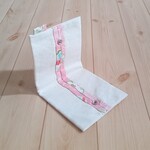 【SALE・送料無料】携帯ティッシュケース　ボックスティッシュから詰替え　ラッピング対応可　母の日　生成帆布×和柄ピンク　　49