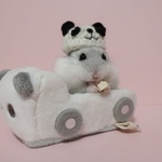 ハムスター用 パンダの帽子