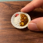 受注製作:ミニチュア【［M］カレーライス】（観賞用）
