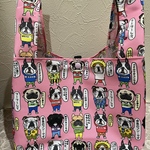 エコバッグ・コンビニサイズ☆撥水加工生地/犬柄・ブルドック/マザコンブラザーズ