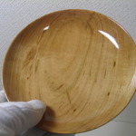 木の器　桜のお皿 14.8cm