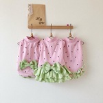 スイカの種と蟻さんなお洋服　(優しいピンク)犬服(送料込み価格)