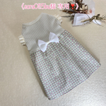《 sora0115bu様 専用❣️》小型犬用 犬服‼︎ 小花柄🌼のナチュラルワンピース (サイズオーダー) 
